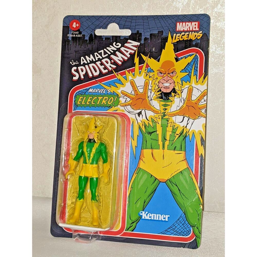 Marvel Legends The Amazing Spiderman Marvel's Electro Kenner - Damaged Package